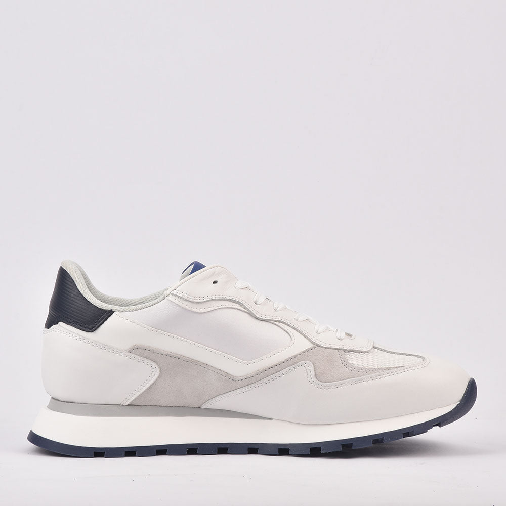 HARMONT AND BLAINE SCARPA UOMO CALF  FABRIC BIANCO