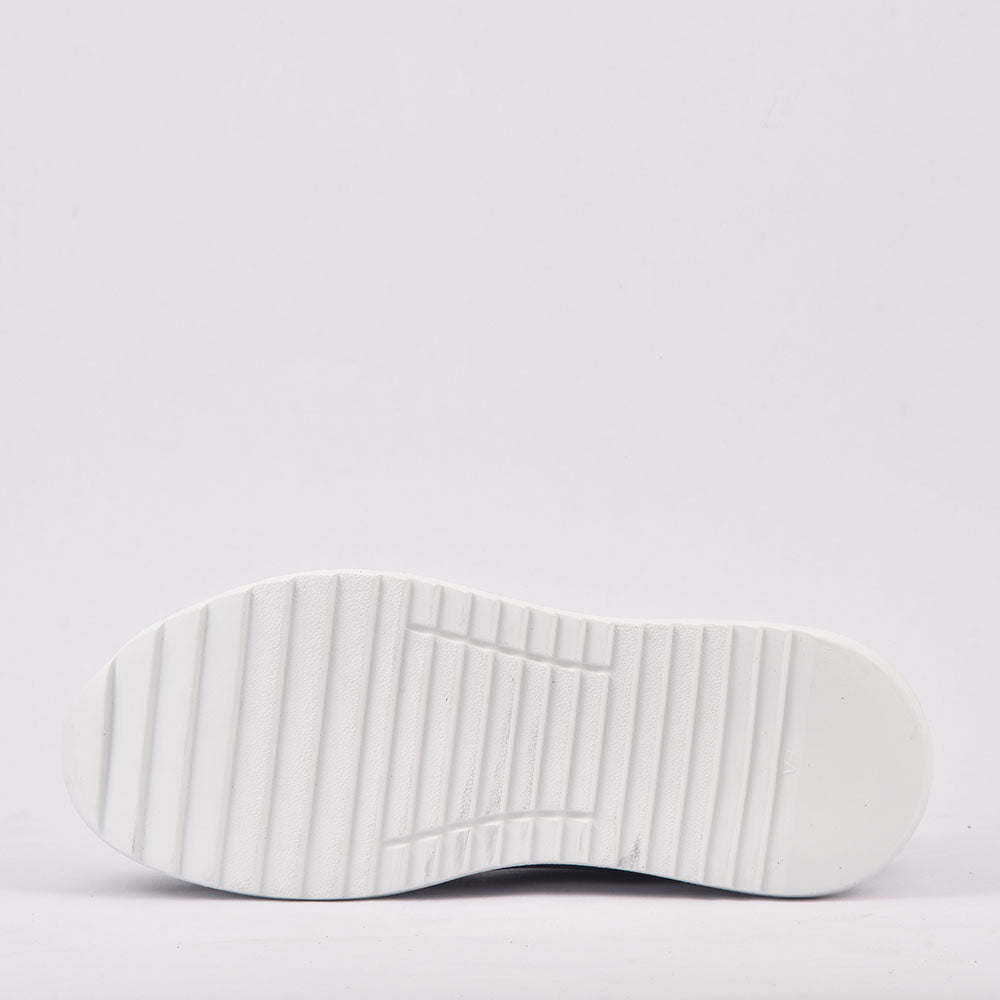 HARMONT AND BLAINE SCARPA UOMO CAMOSCIO  TEX FABRIC BLU  BIANCO