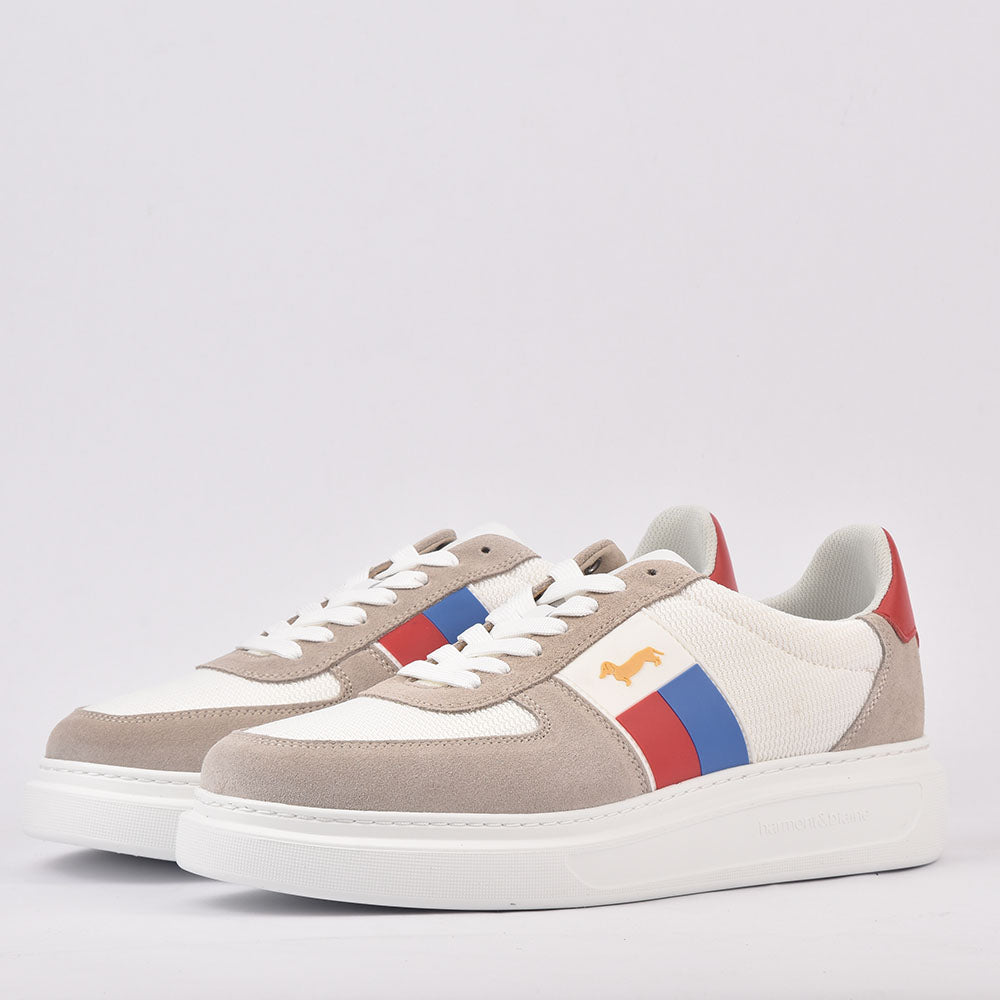 HARMONT AND BLAINE SCARPA UOMO CAMOSCIO  BEIGE