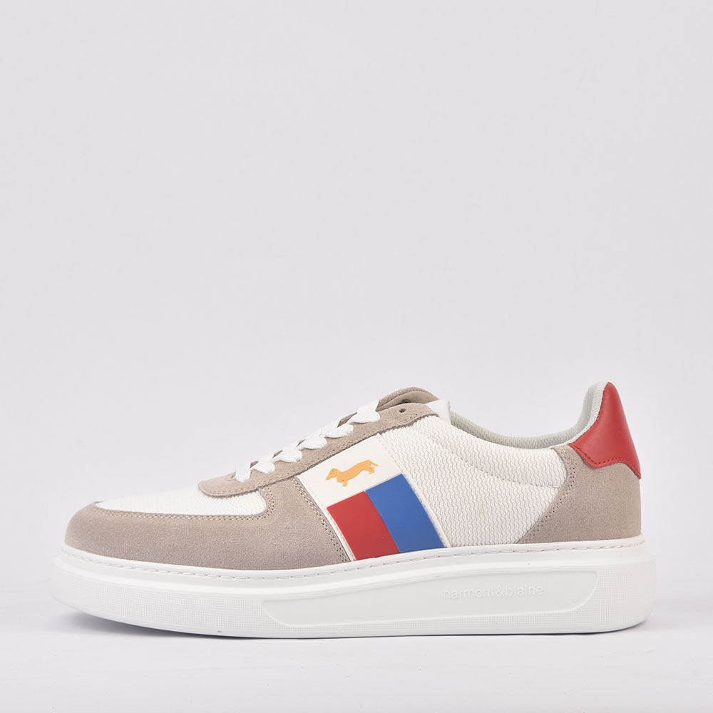 HARMONT AND BLAINE SCARPA UOMO CAMOSCIO  BEIGE